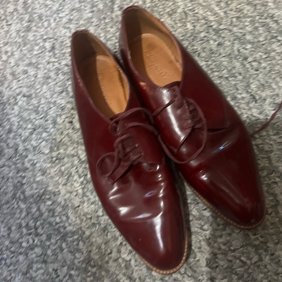 Madewell Patent Bobbie Oxfords Sz 8 - Picture 2 of 4